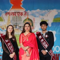 MR. & MS. Columbian 2025-26 with Ms. Sangeeta Bhati (Director of St. Columbus School)
